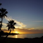 Sonnenaufgang beim Camping Aginara Beach