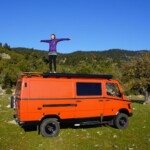 Stellplatz auf dem Weg nach Leonidi