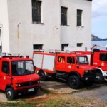 Jimmy mit seinen griechischen Feuerwehr-Kollegen